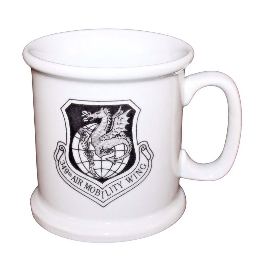 USAF 349th Air Mobility Wing 4th Reserve Command Travis CA Base Coffee Mug Cup